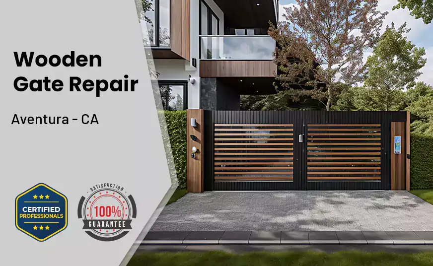 Wooden Gate Repair Aventura - CA 
