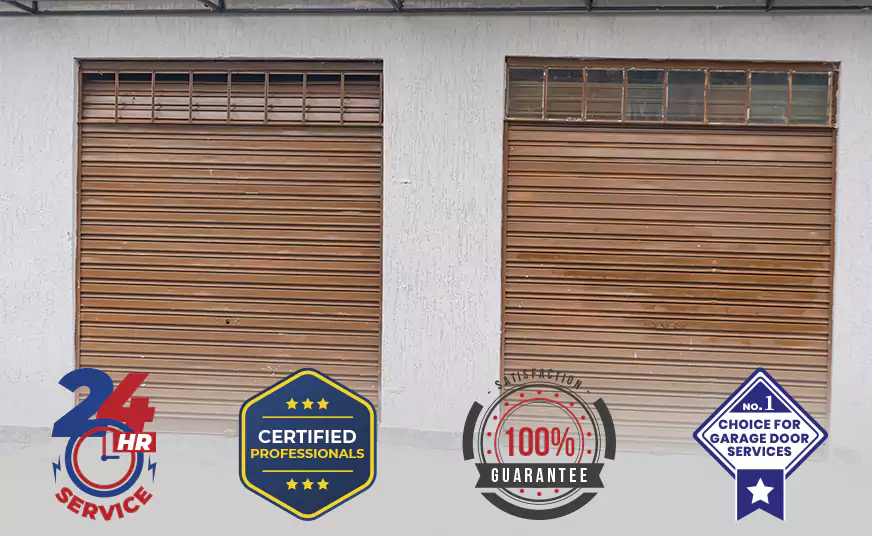 Residential Wood Roll Up Garage Doors in Aventura, CA